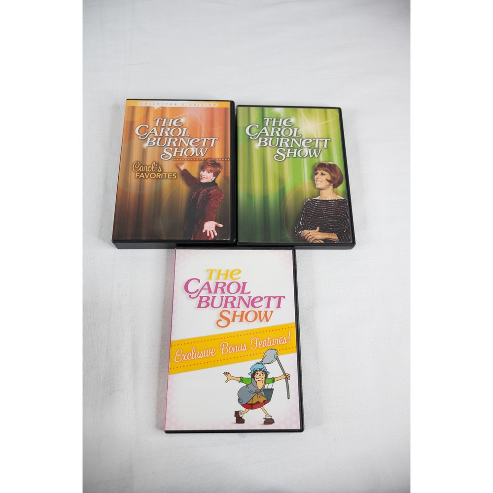 The Carol Burnett Show DVD 3p Set Variety Comedy Favorites Bonus